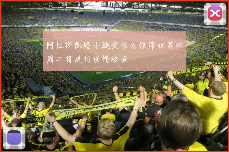 阿拉斯凯塔小腿受伤或缺席世界杯周二将进行伤情检查